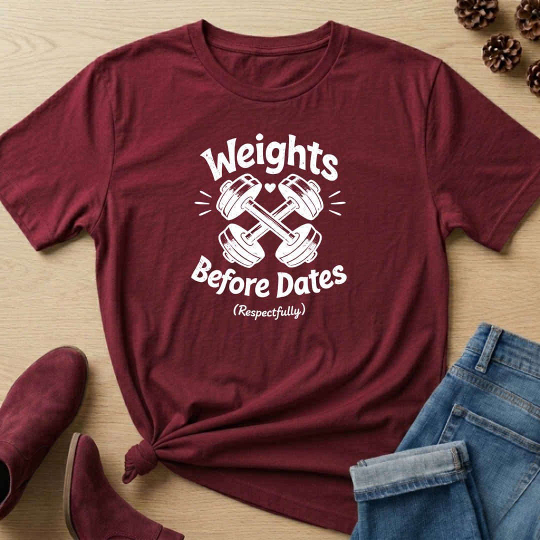 Weights Before Dates T-Shirt