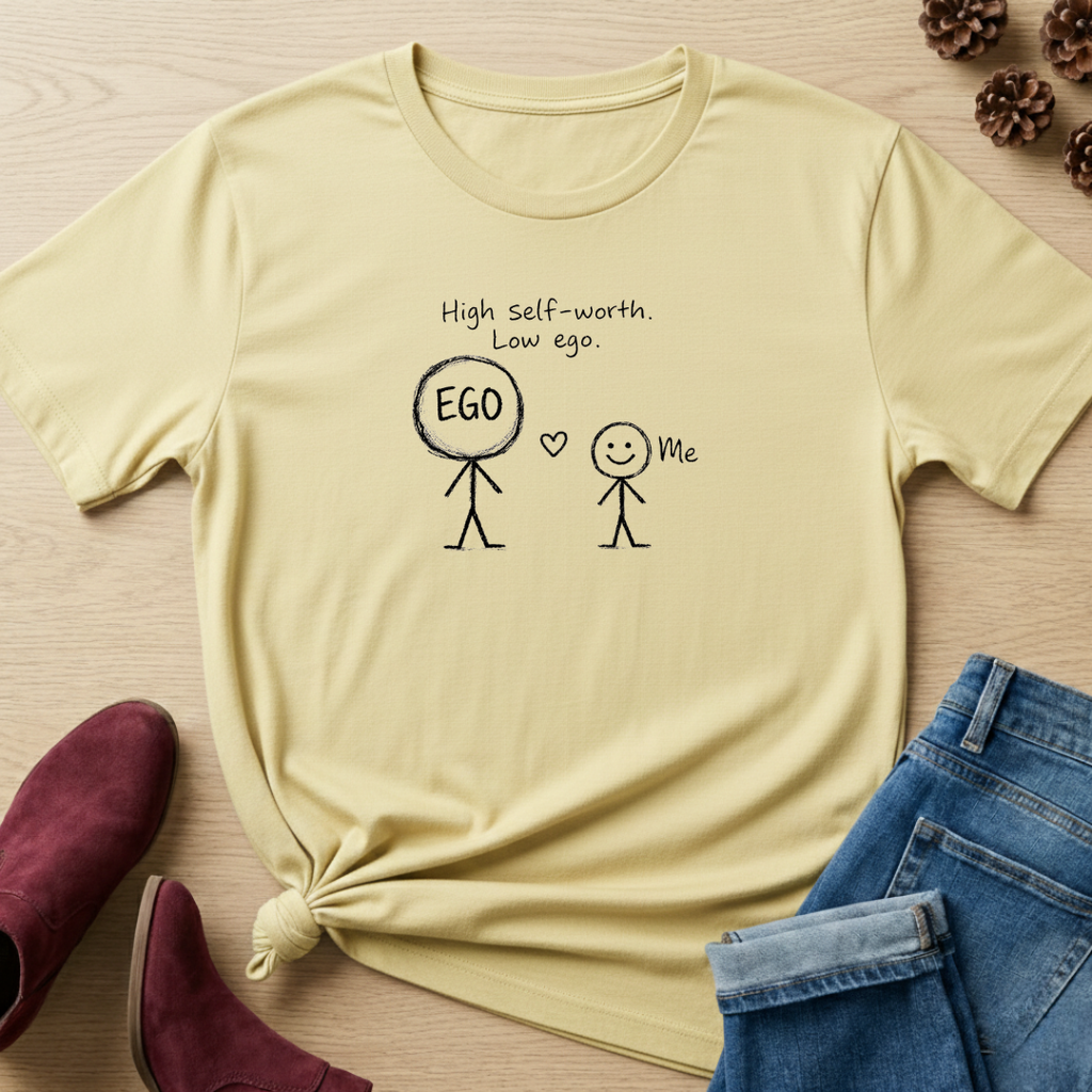High Self-Worth Low Ego T-Shirt
