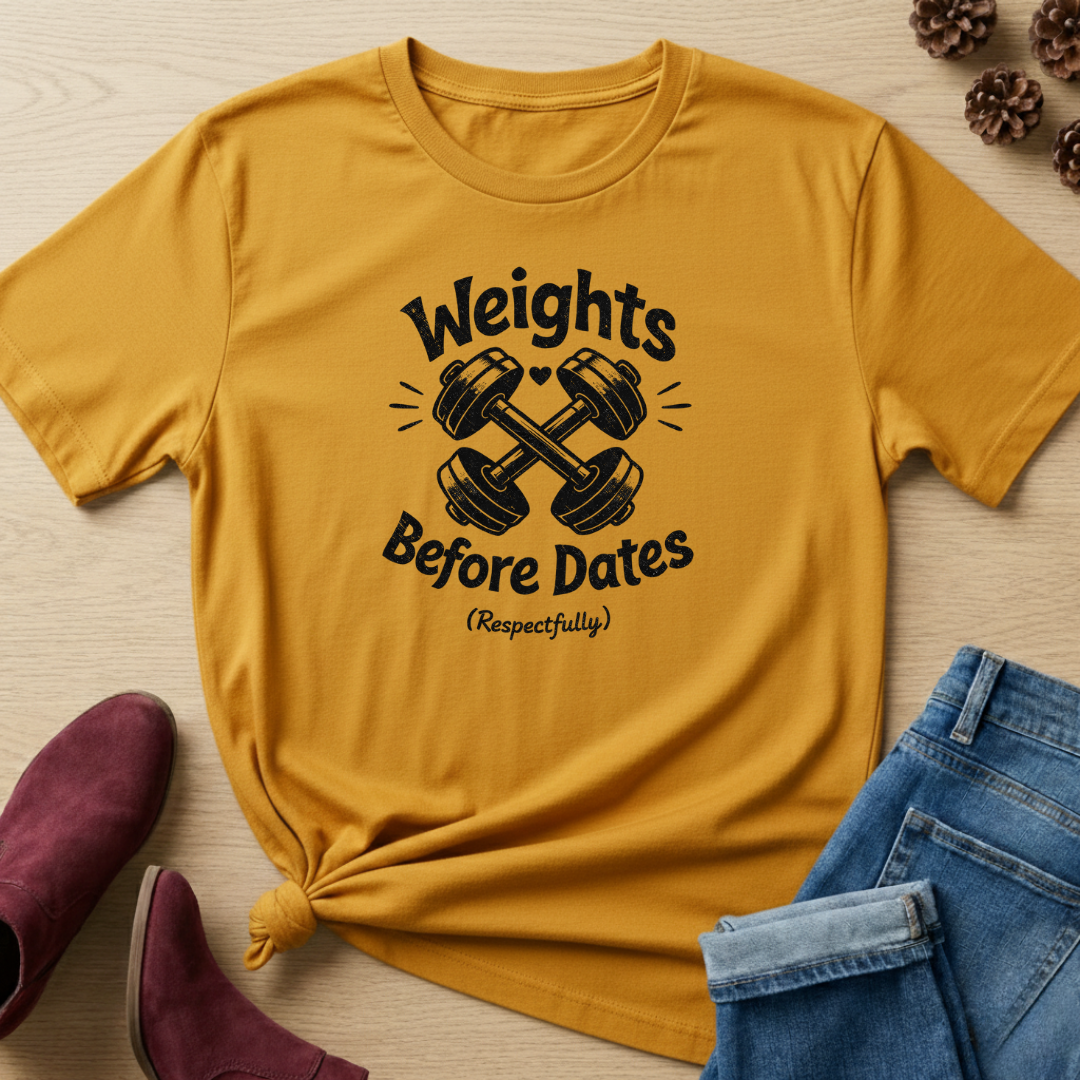 Weights Before Dates T-Shirt