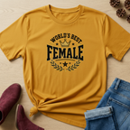 World Best Female T-Shirt