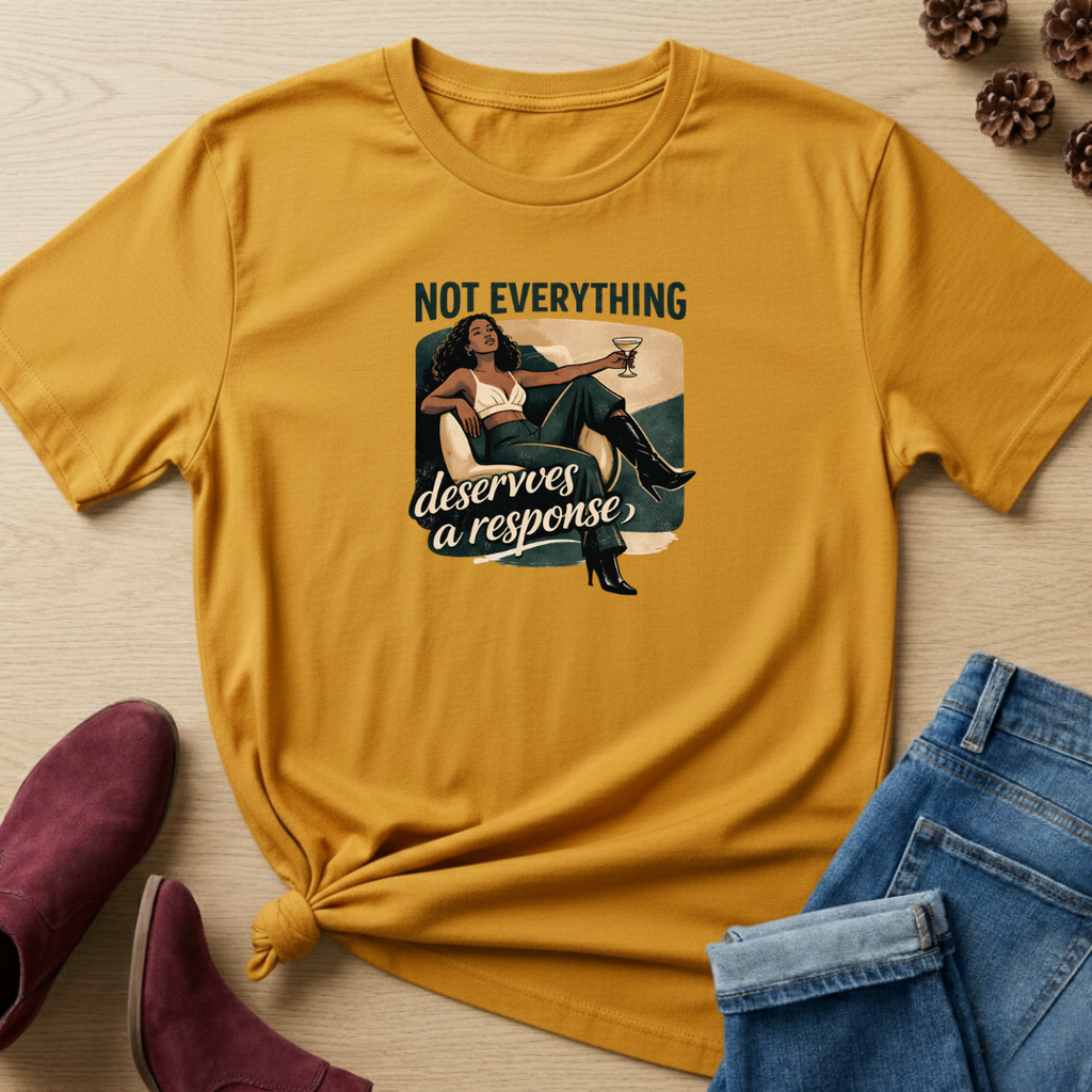Not Everything Deserves a Response T-Shirt