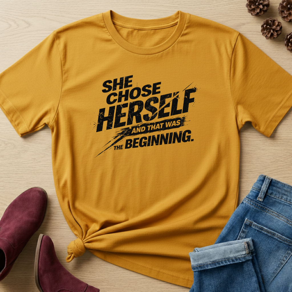 She Chose Herself And That Was The Beginning T-Shirt