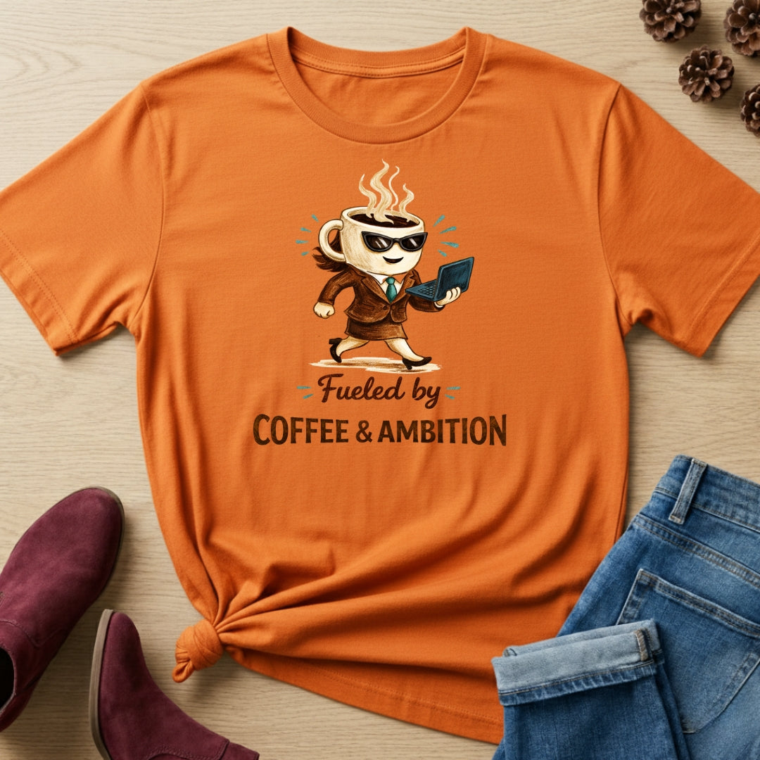 Fueled by Coffee and Ambition T-Shirt