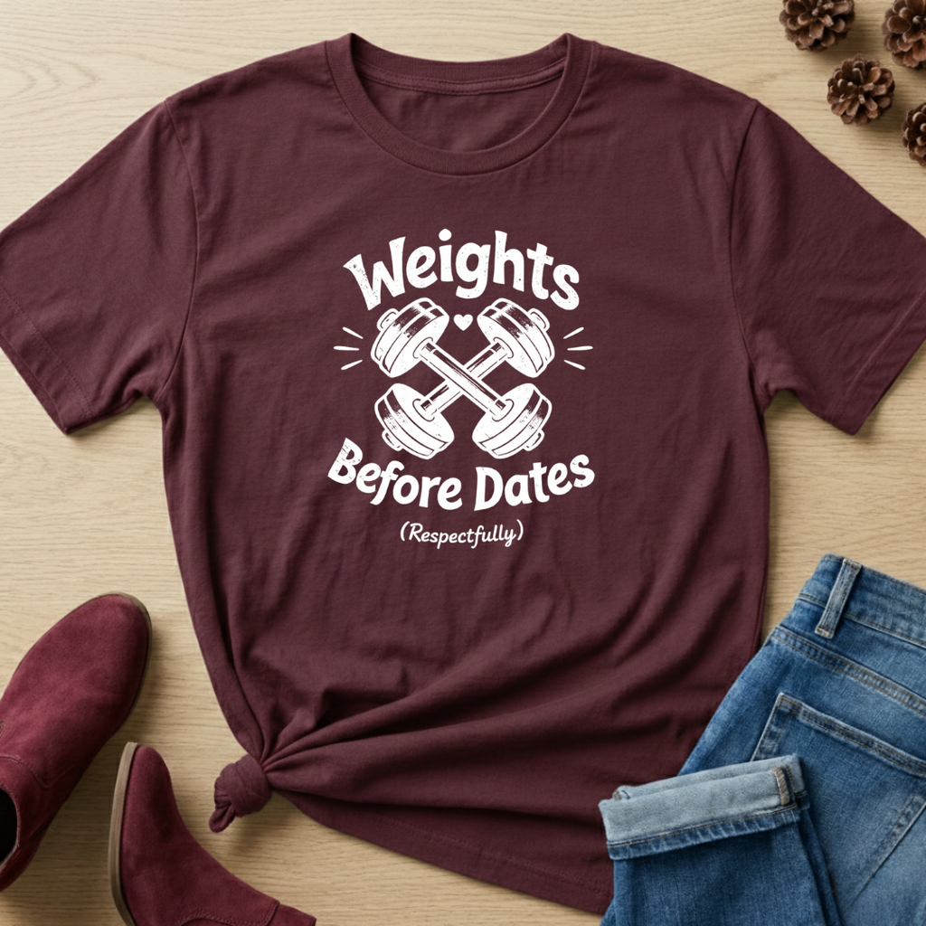 Weights Before Dates T-Shirt