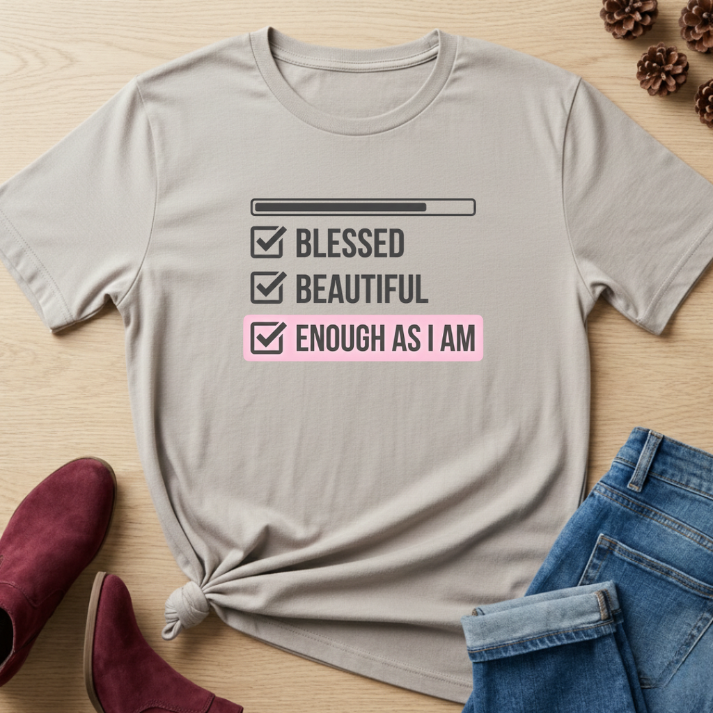 Blessed, Beautiful, Enough as I Am T-Shirt
