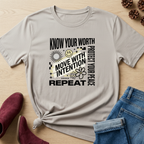Know Your Worth  & Protect Your Peace T-Shirt