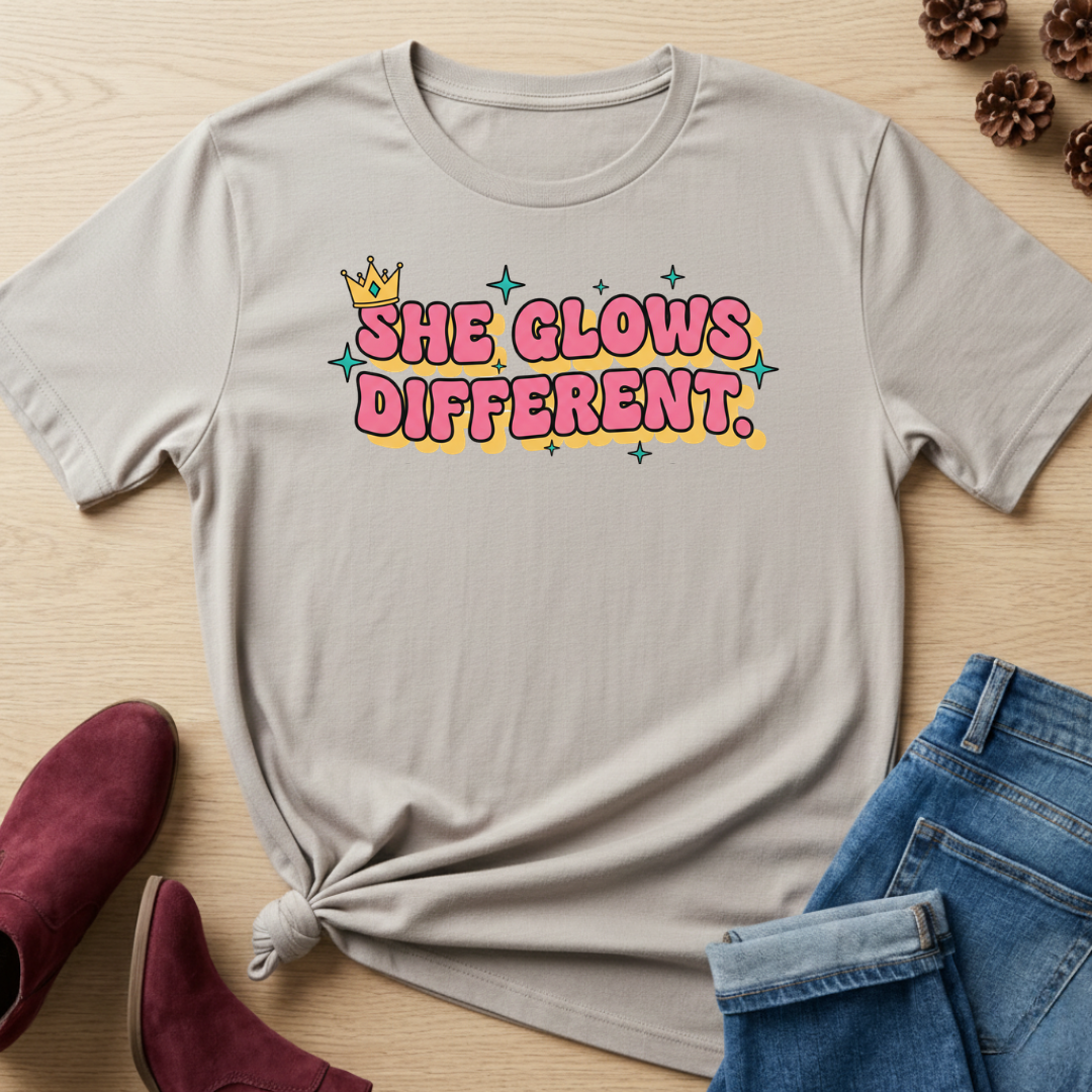 She Glows Different T-Shirt
