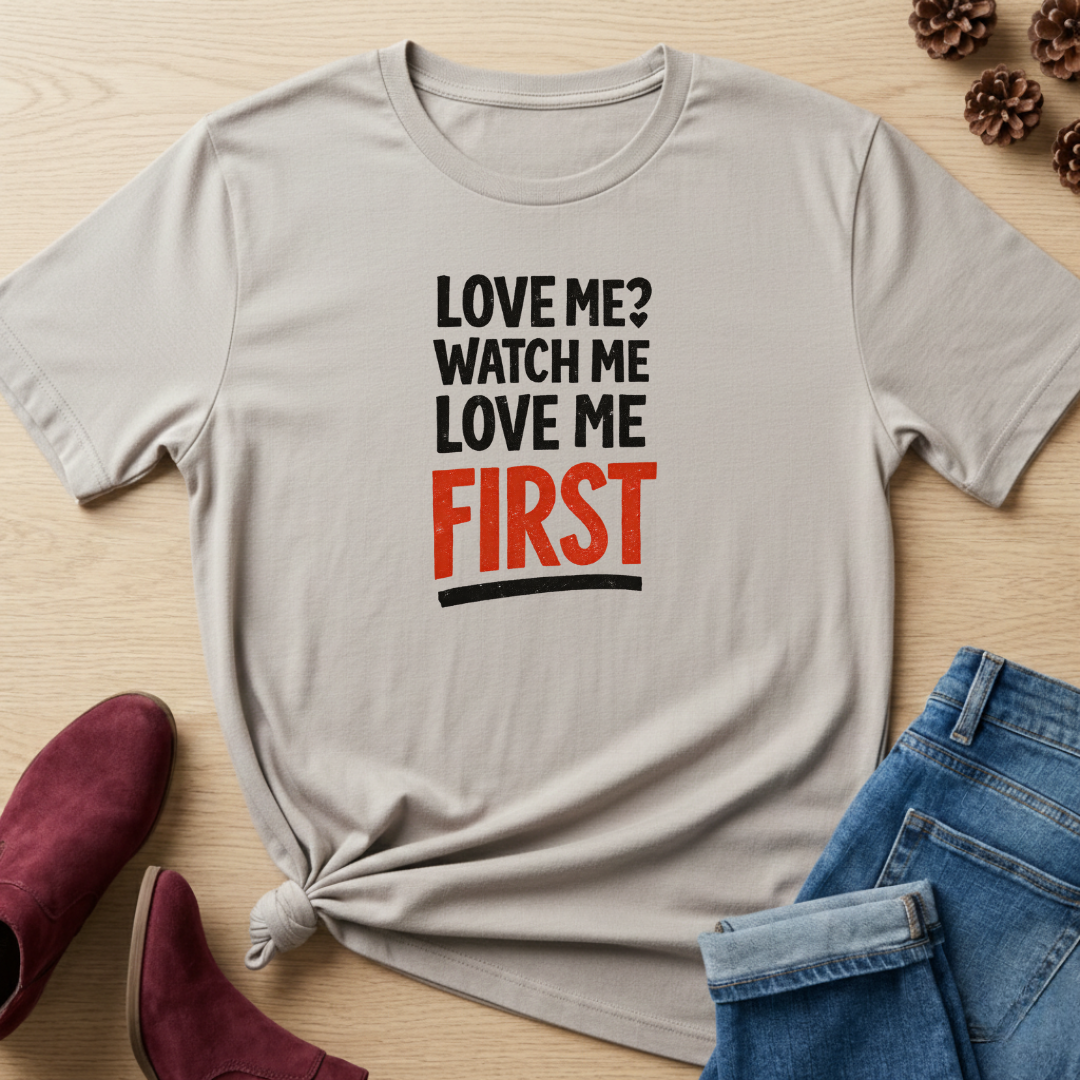 Watch Me Love Me First T-Shirt