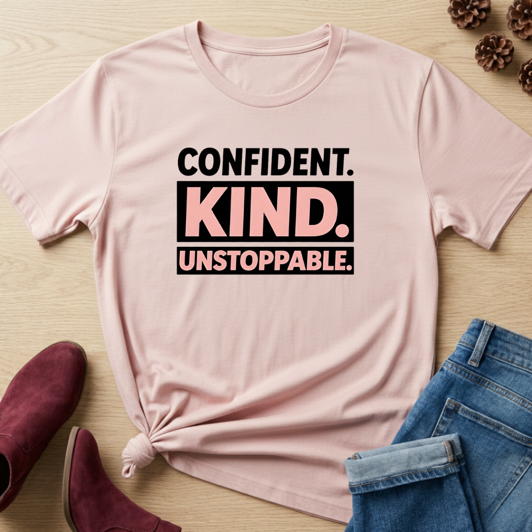 Confident, Kind and Unstoppable T-Shirt