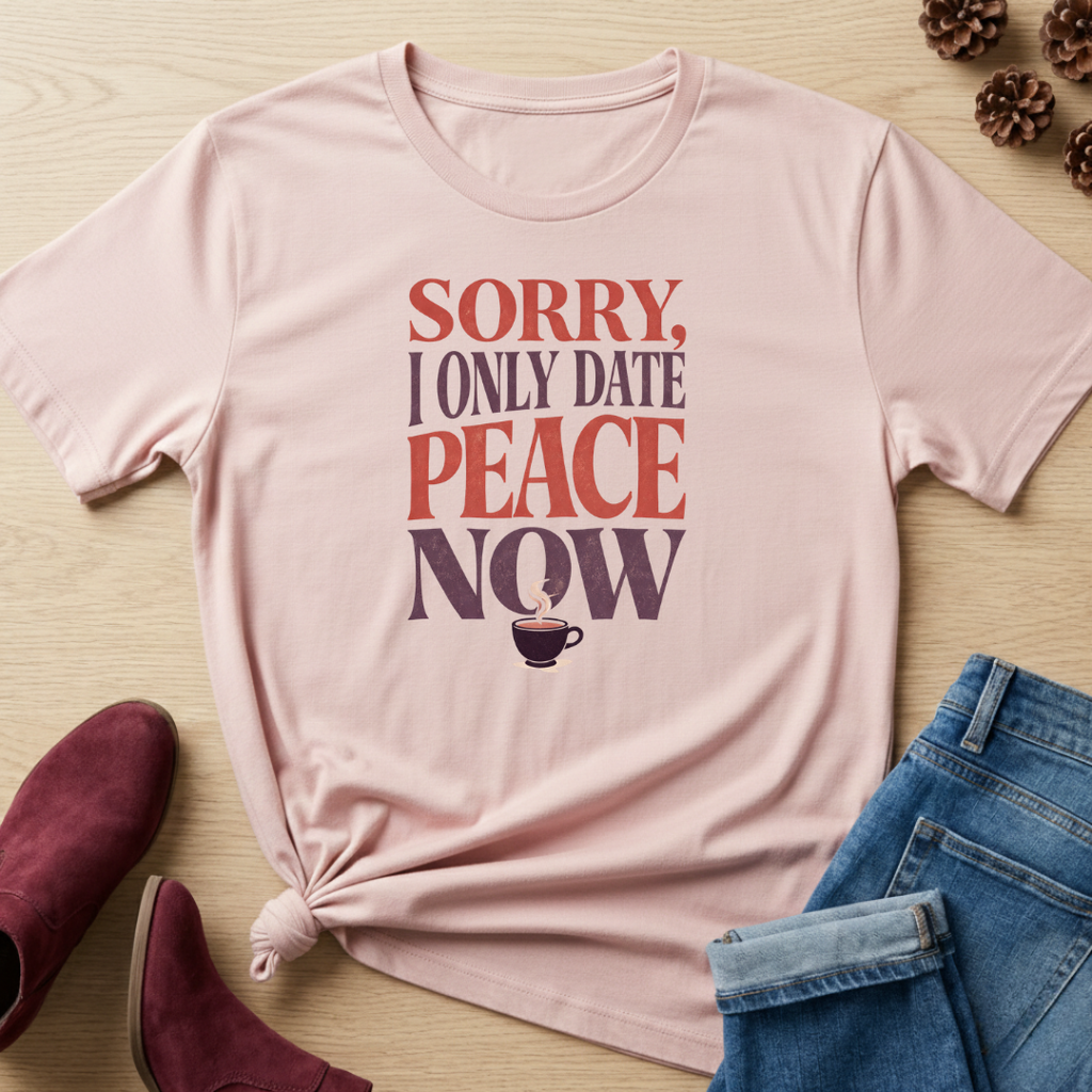 Sorry I Only Date Peace Now T-Shirt