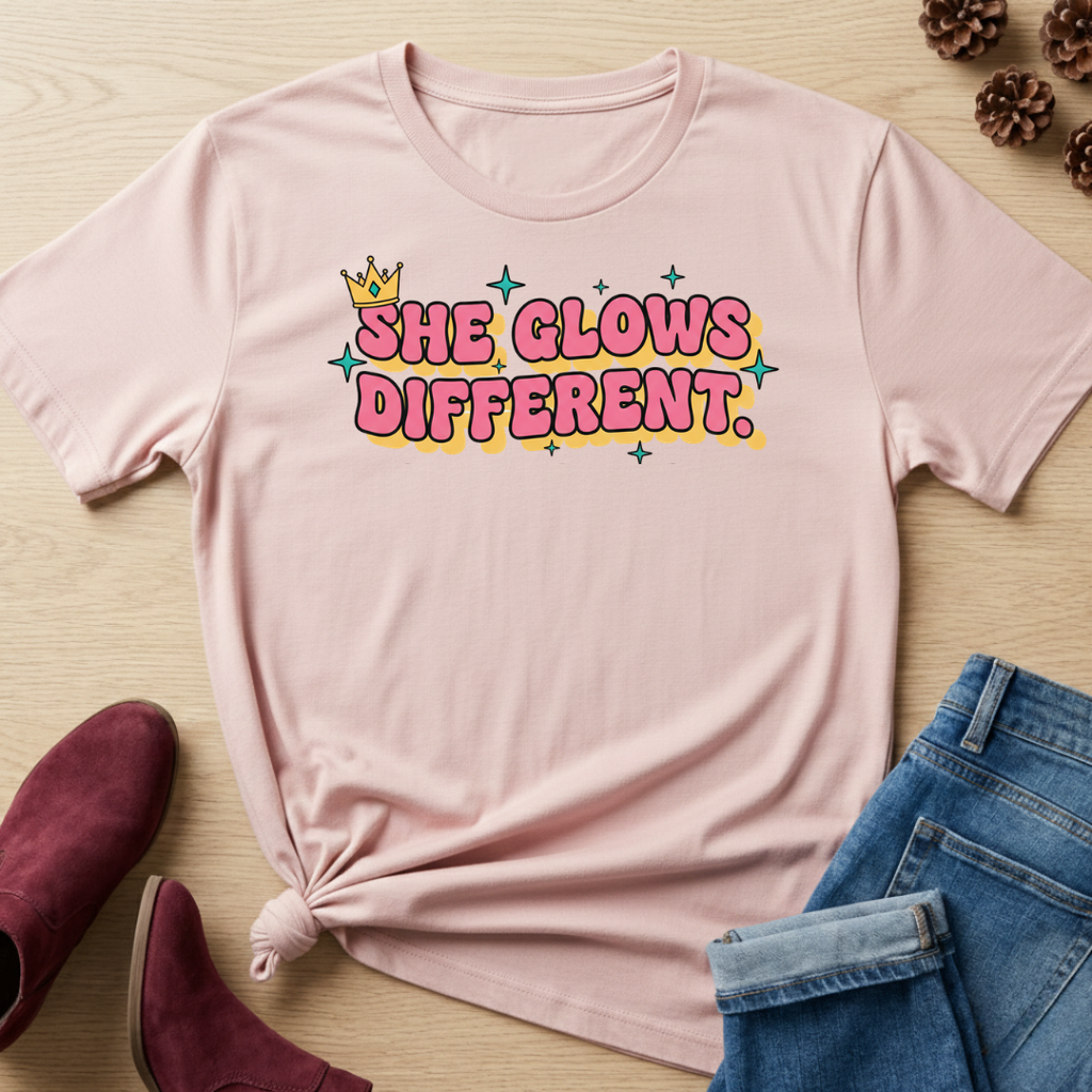 She Glows Different T-Shirt