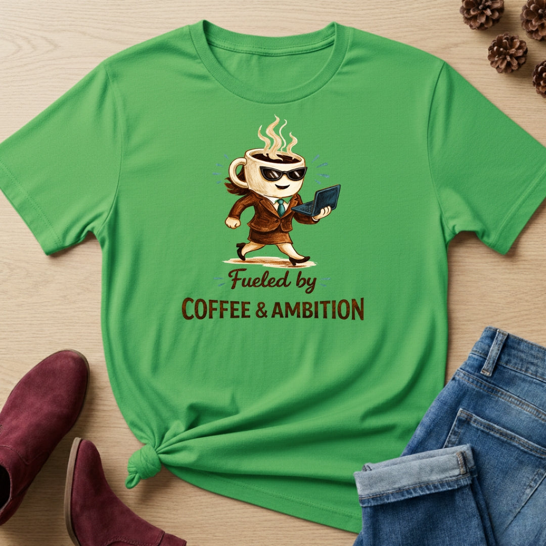Fueled by Coffee and Ambition T-Shirt