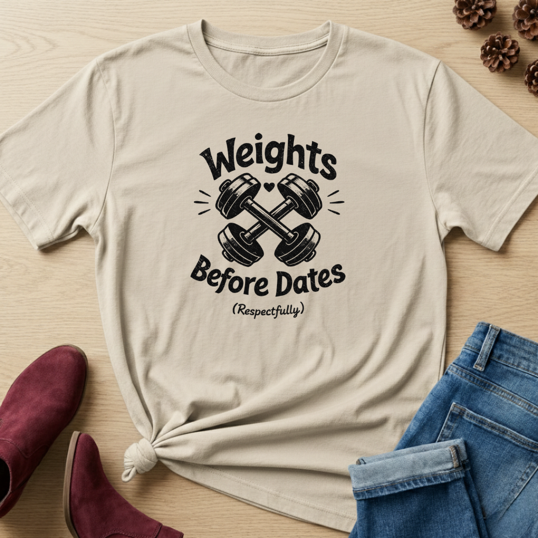 Weights Before Dates T-Shirt