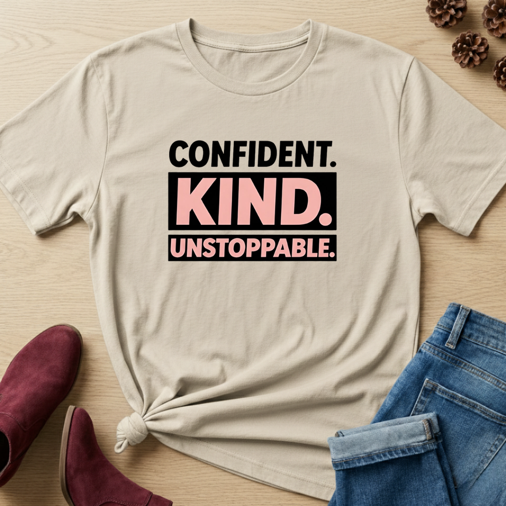 Confident, Kind and Unstoppable T-Shirt