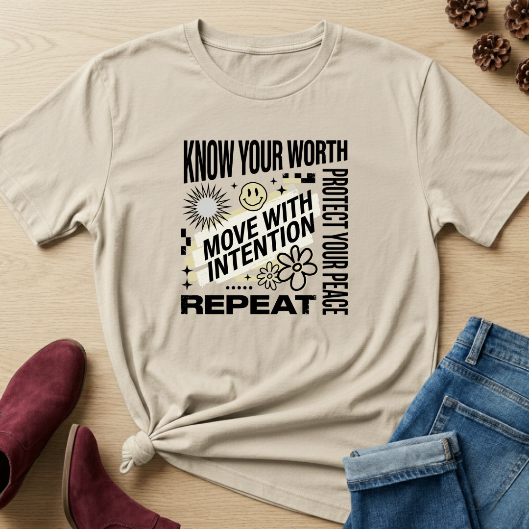 Know Your Worth  & Protect Your Peace T-Shirt