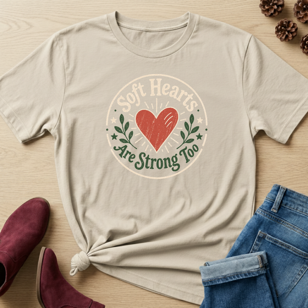 Soft Hearts are Strong Too T-Shirt