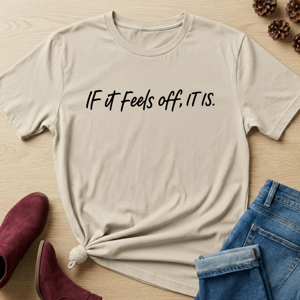 If it feels off, it is T-Shirt
