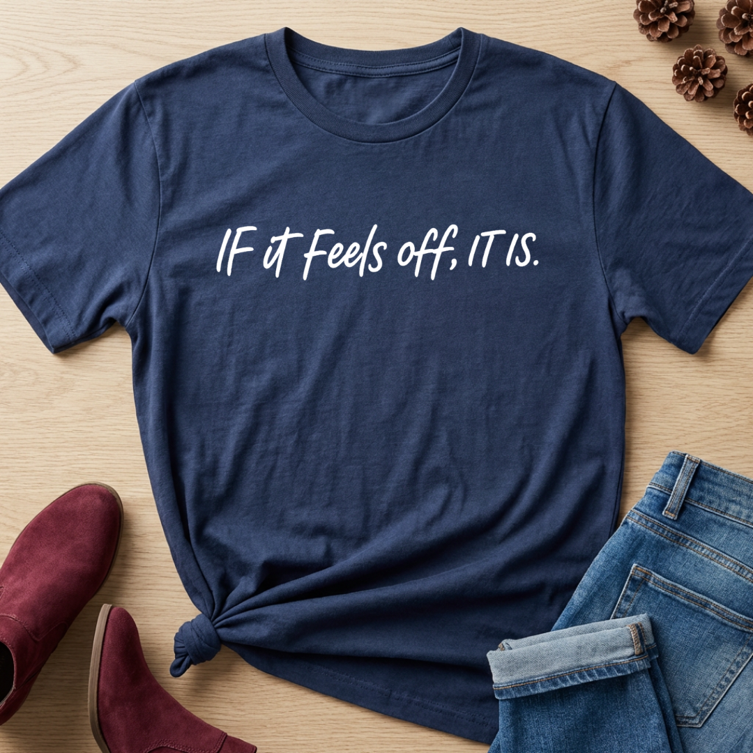 If it feels off, it is T-Shirt