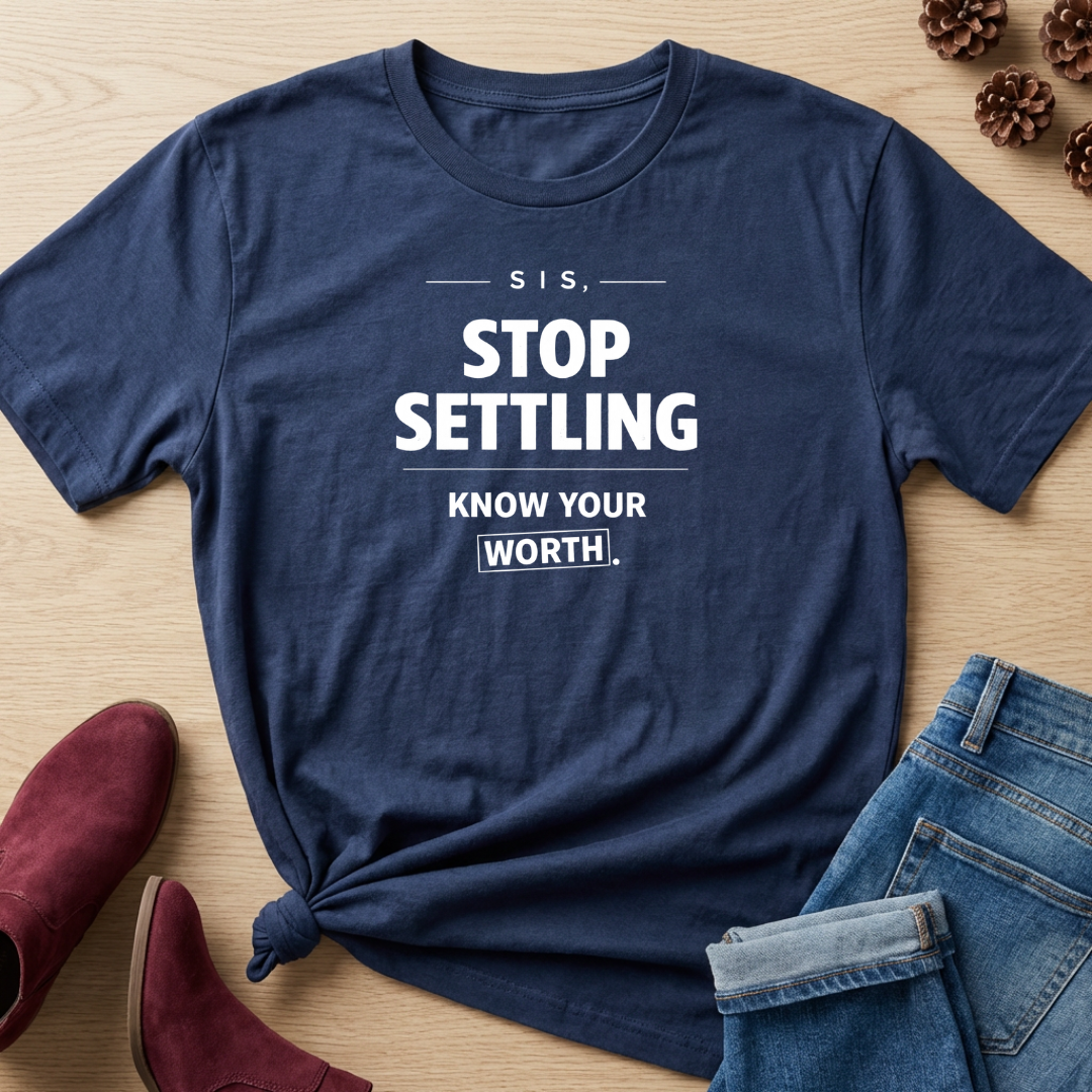 Sis, Stop Settling T-Shirt