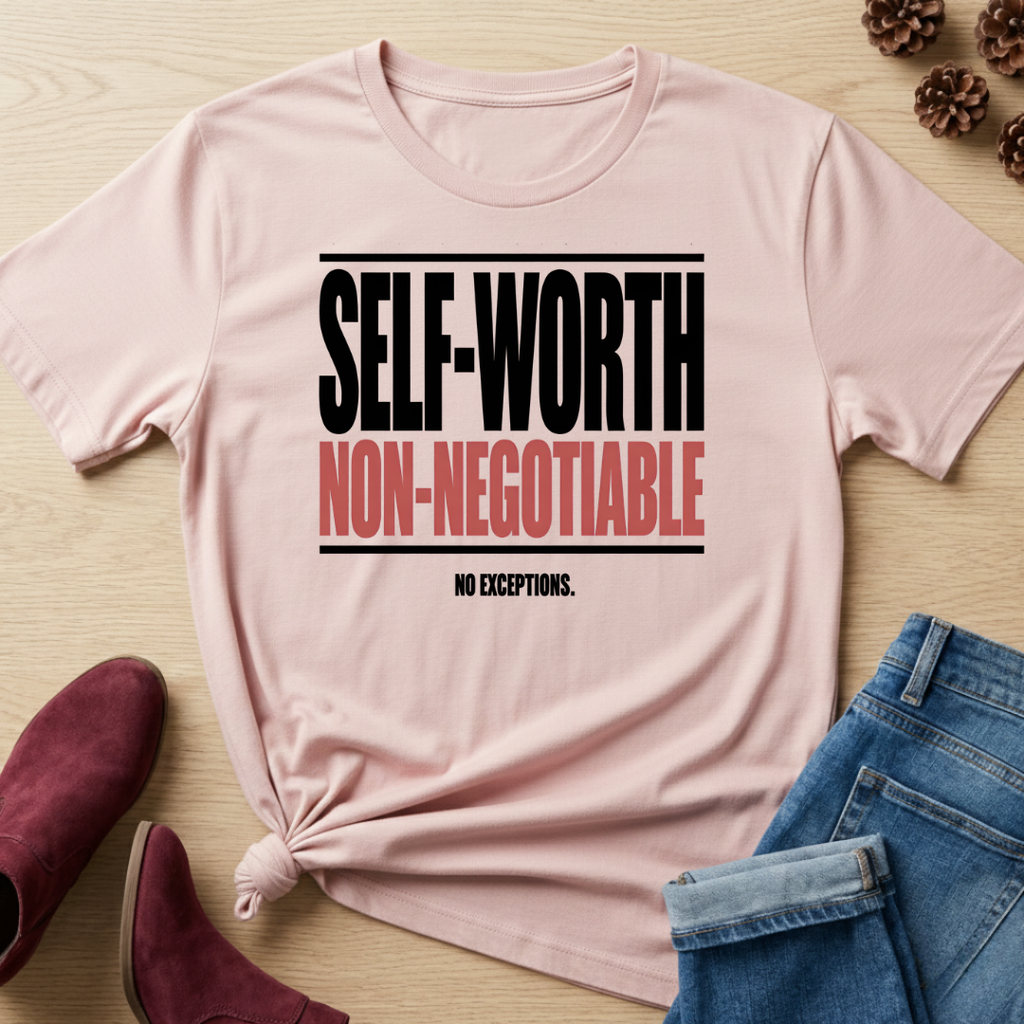 Self Worth Non-Negotiable T-Shirt