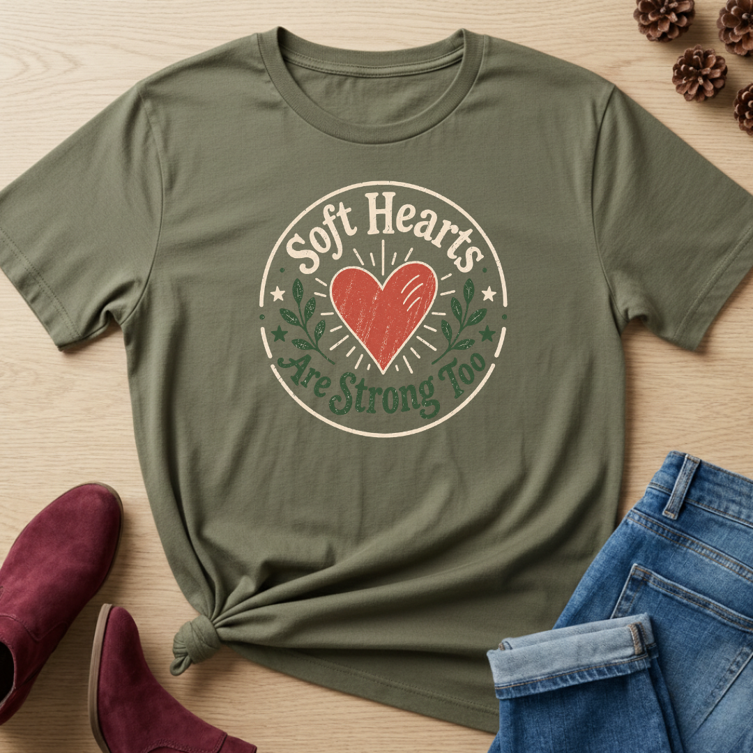 Soft Hearts are Strong Too T-Shirt