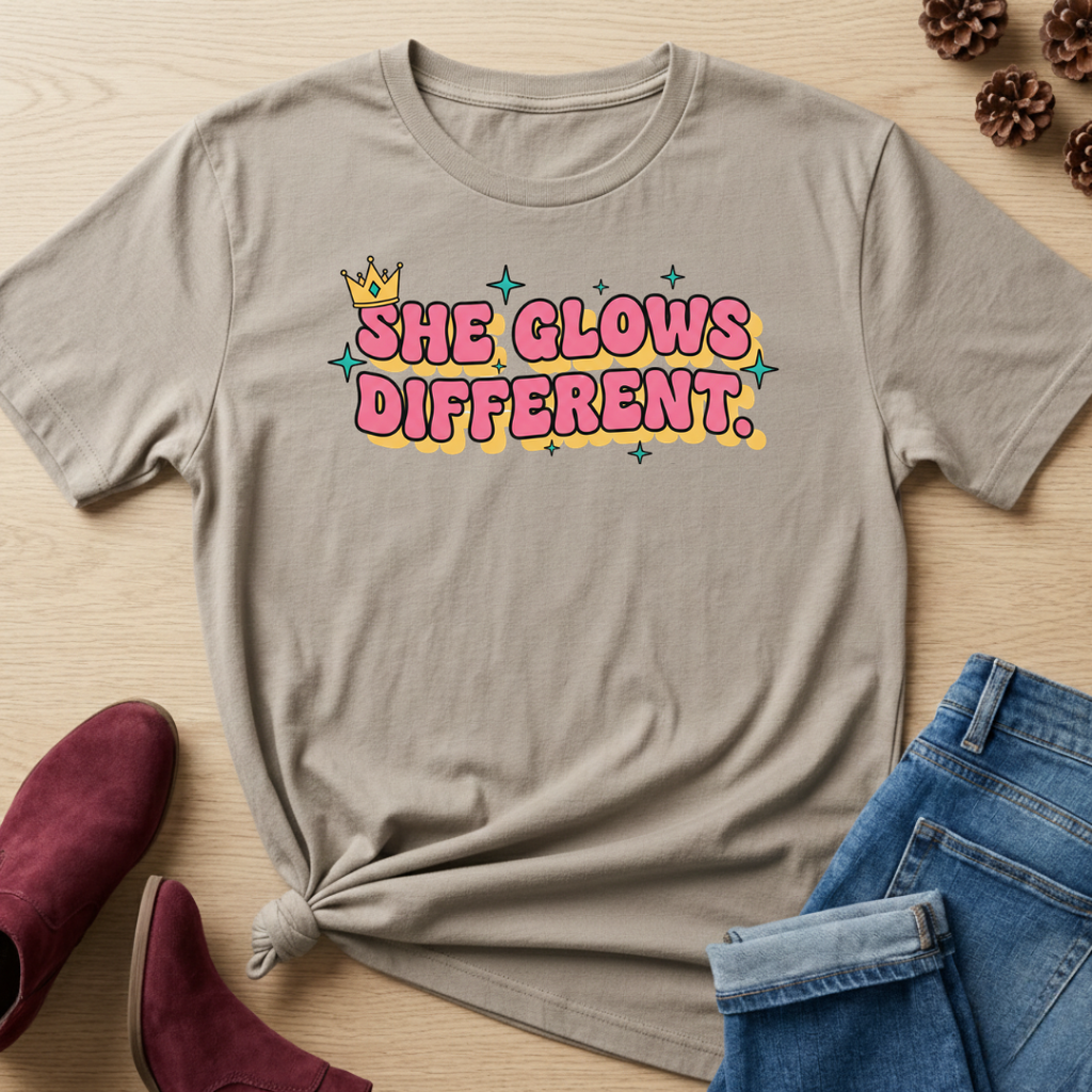 She Glows Different T-Shirt