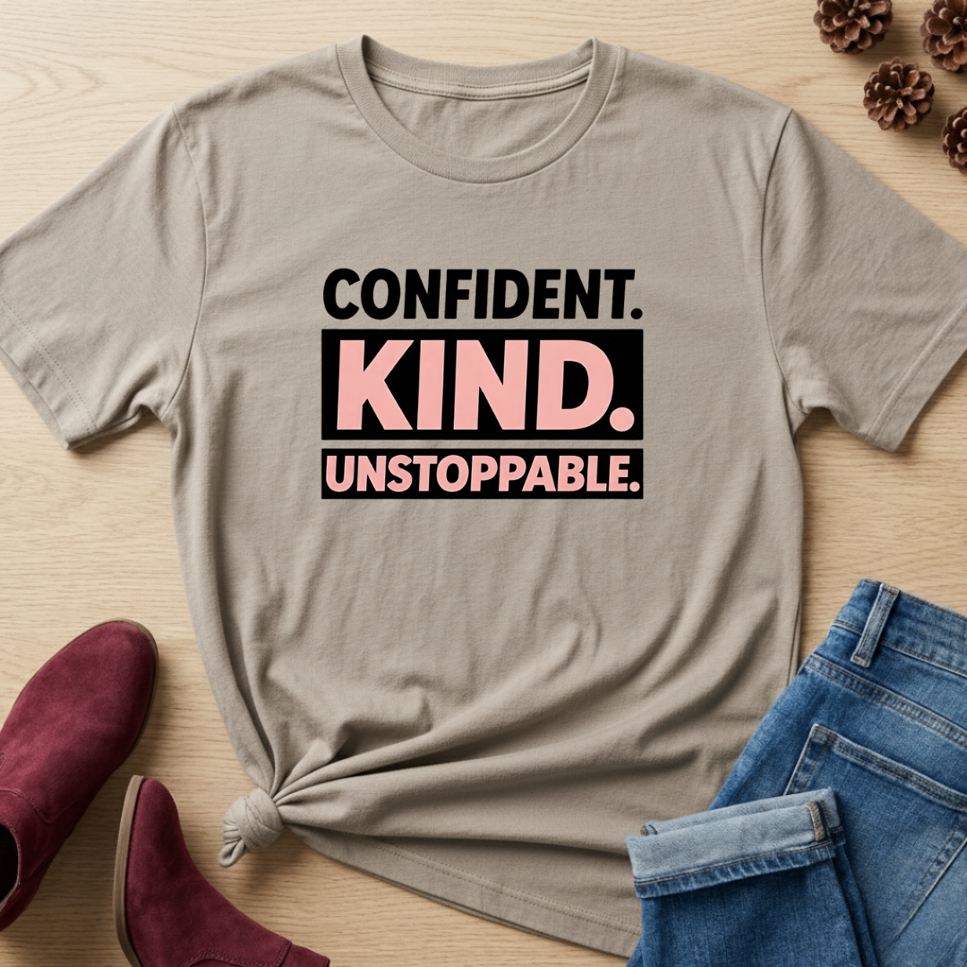 Confident, Kind and Unstoppable T-Shirt