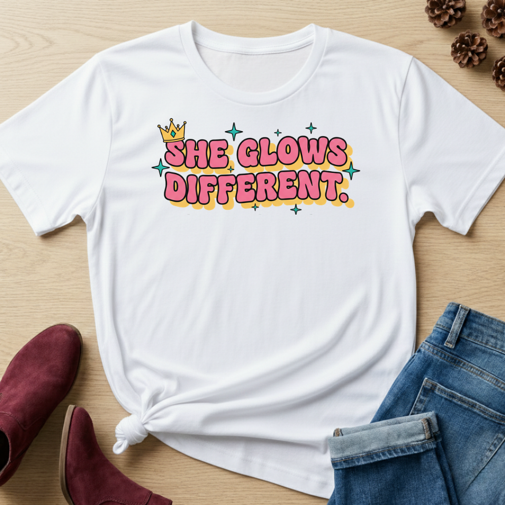She Glows Different T-Shirt