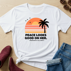 Peace Looks Good On Her T-Shirt