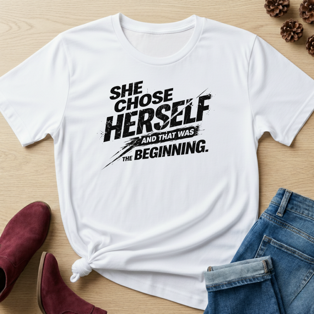 She Chose Herself And That Was The Beginning T-Shirt