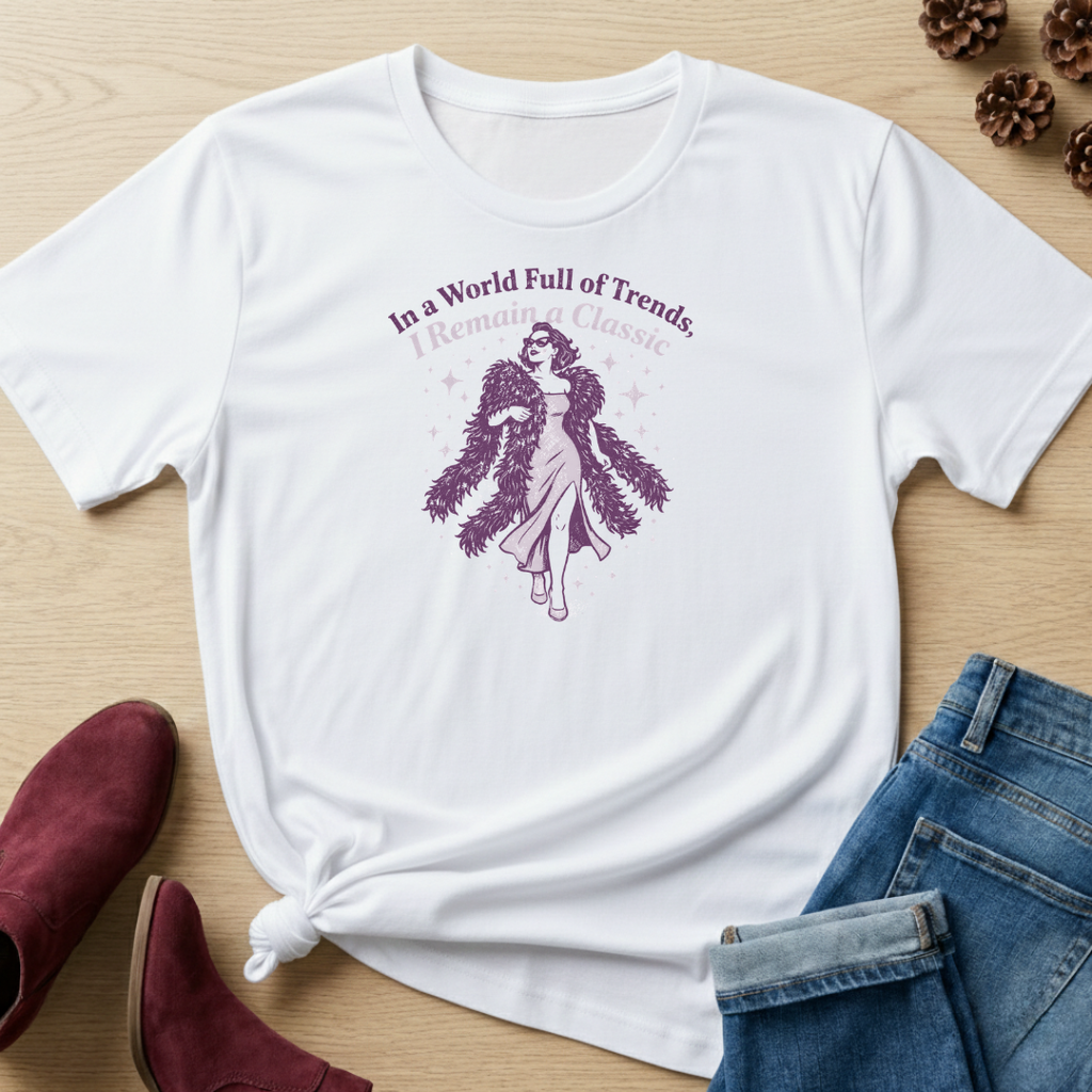 In a World Full of Trends, I Remain a Classic T-Shirt