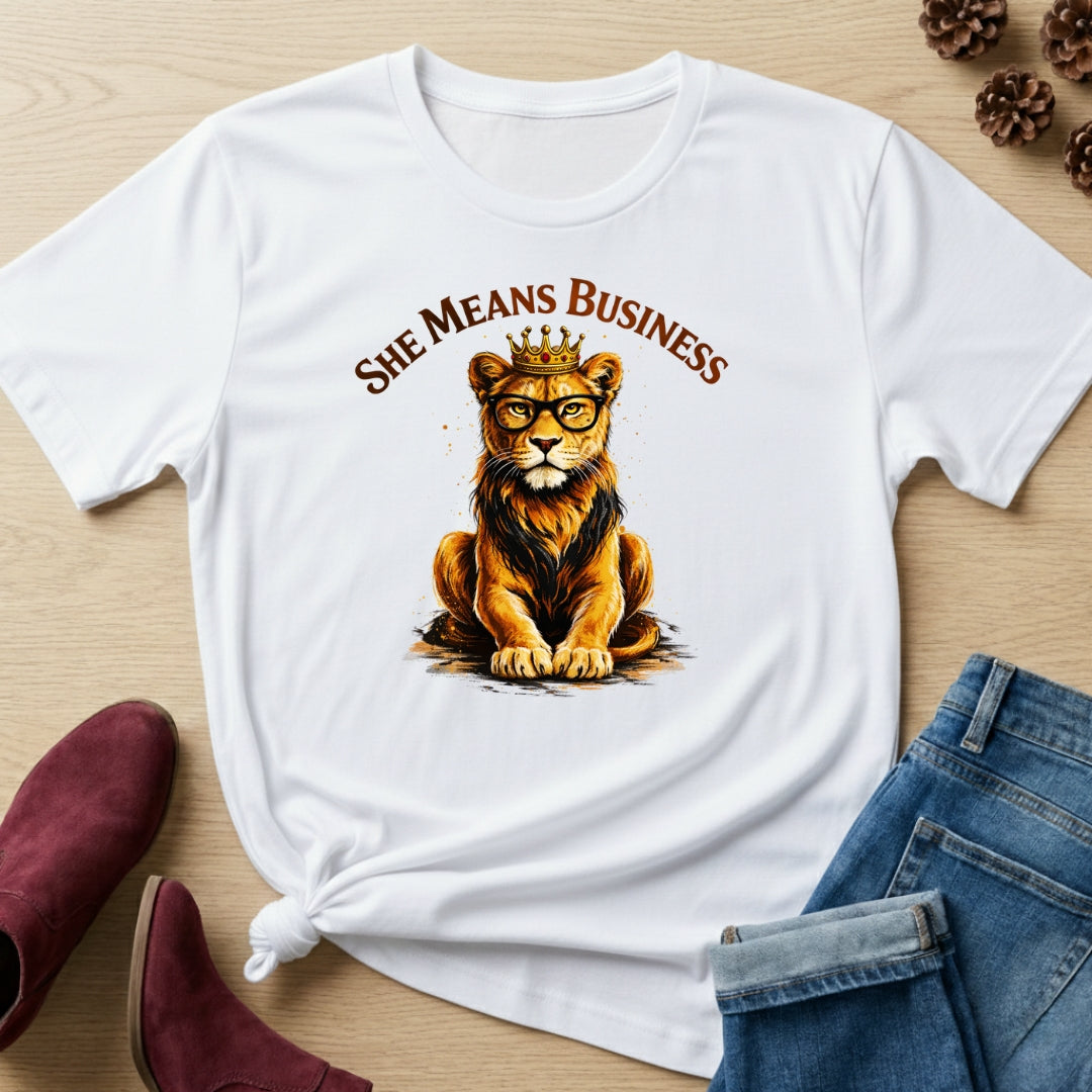 She Means Business T-Shirt