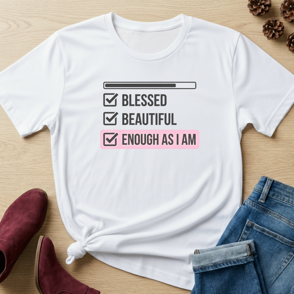 Blessed, Beautiful, Enough as I Am T-Shirt